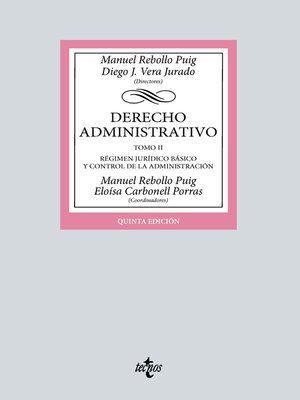 cover image of Derecho administrativo